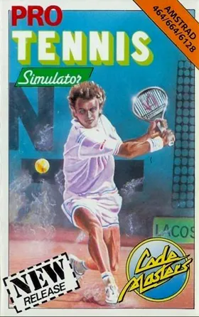 Pro Tennis Simulator (UK) (1989) box cover front